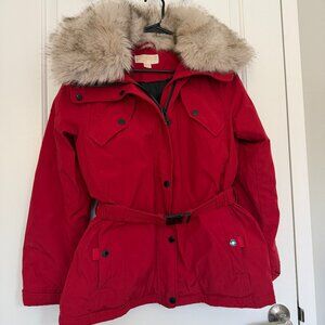 MICHAEL KORS WINTER COAT W/ FUR TRIM  ✨ Size M ✨